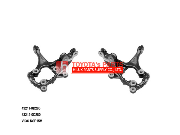 43211-0D280,43212-0D280,Toyota Steering Knuckle for Toyota Vios NSP150